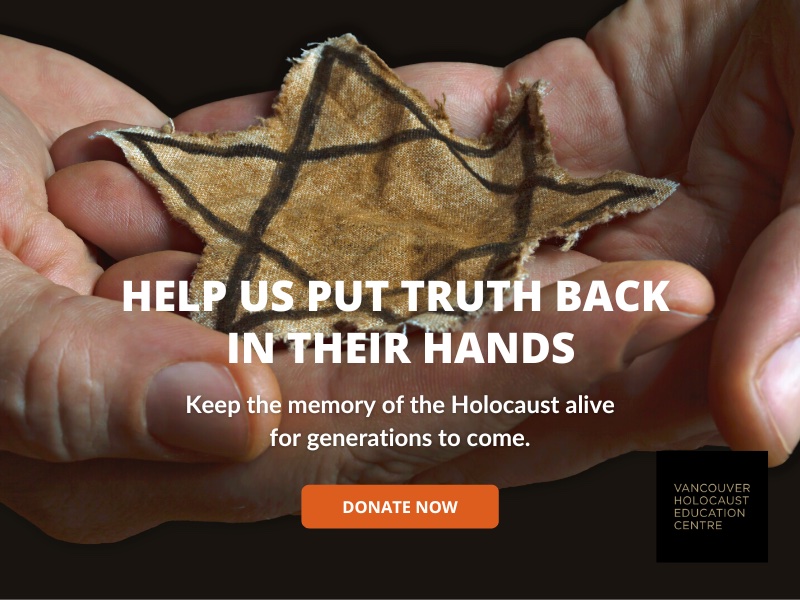 VHEC holocaust fundraising campaign